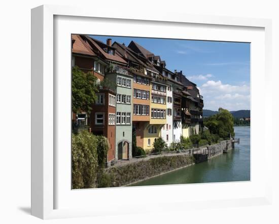 Laufenburg and River Rhine, Black Forest, Baden-Wurttemberg, Germany, Europe-Hans Peter Merten-Framed Photographic Print