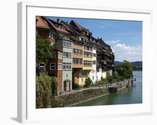 Laufenburg and River Rhine, Black Forest, Baden-Wurttemberg, Germany, Europe-Hans Peter Merten-Framed Photographic Print