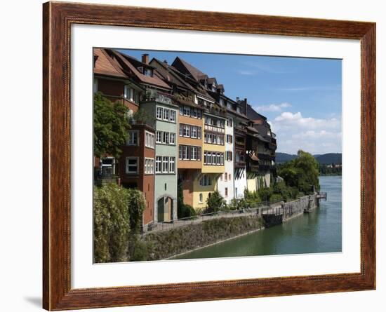 Laufenburg and River Rhine, Black Forest, Baden-Wurttemberg, Germany, Europe-Hans Peter Merten-Framed Photographic Print