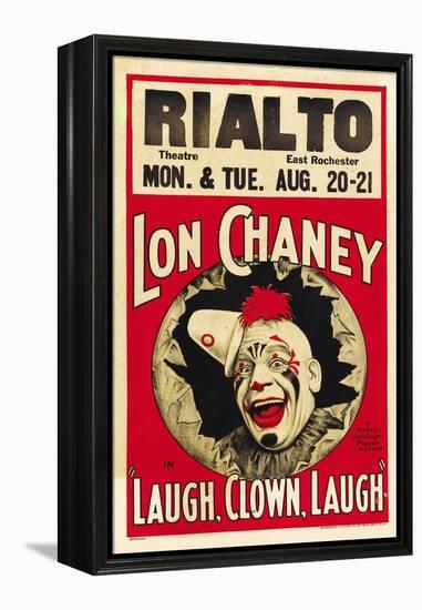 Laugh, Clown, Laugh, 1928-null-Framed Stretched Canvas