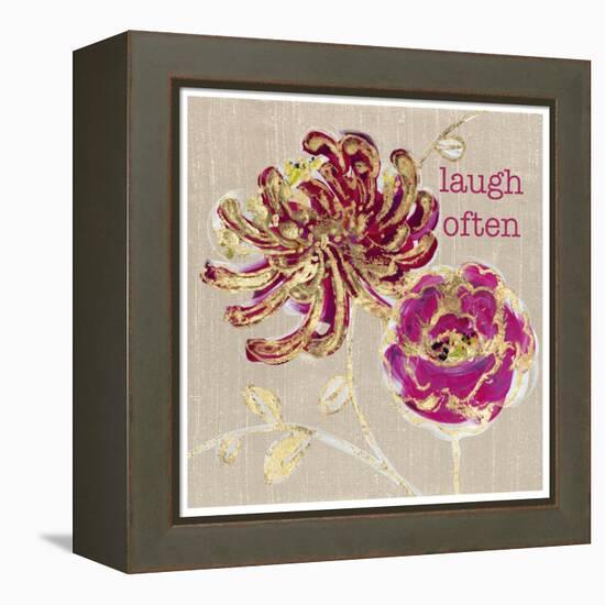 Laugh Often-Bella Dos Santos-Framed Stretched Canvas