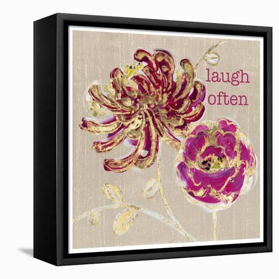 Laugh Often-Bella Dos Santos-Framed Stretched Canvas