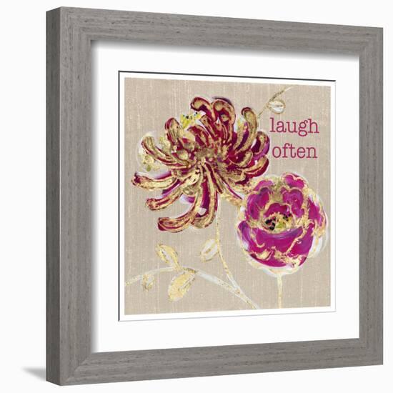 Laugh Often-Bella Dos Santos-Framed Art Print