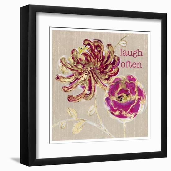 Laugh Often-Bella Dos Santos-Framed Art Print