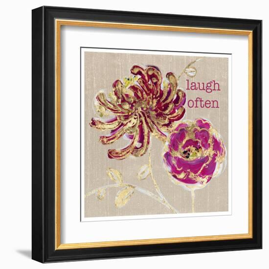 Laugh Often-Bella Dos Santos-Framed Art Print