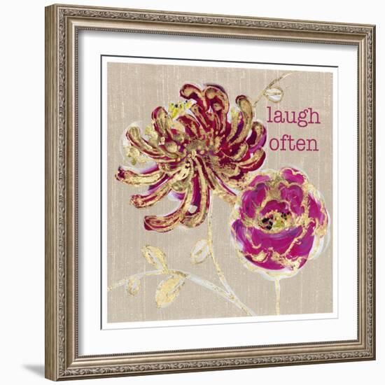 Laugh Often-Bella Dos Santos-Framed Art Print