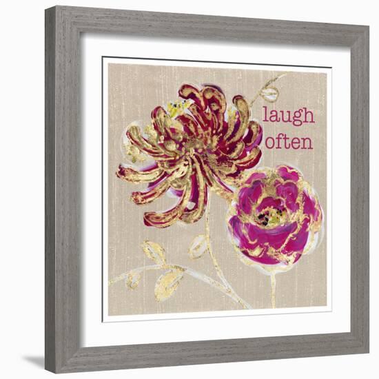 Laugh Often-Bella Dos Santos-Framed Art Print