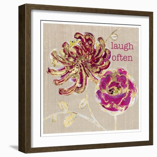 Laugh Often-Bella Dos Santos-Framed Art Print