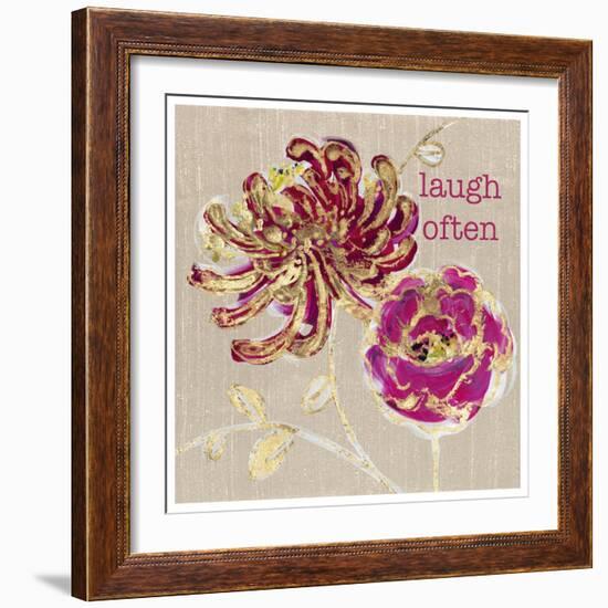 Laugh Often-Bella Dos Santos-Framed Art Print