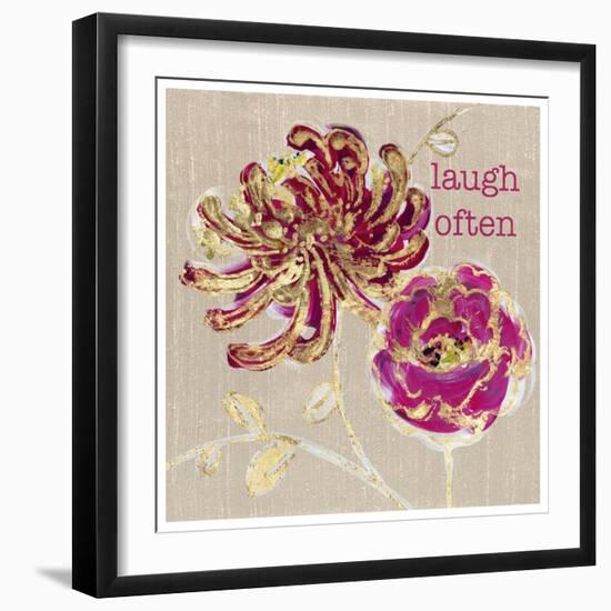 Laugh Often-Bella Dos Santos-Framed Art Print