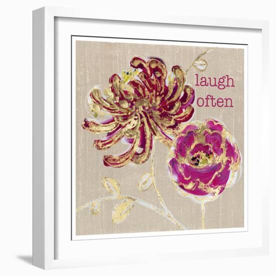 Laugh Often-Bella Dos Santos-Framed Art Print