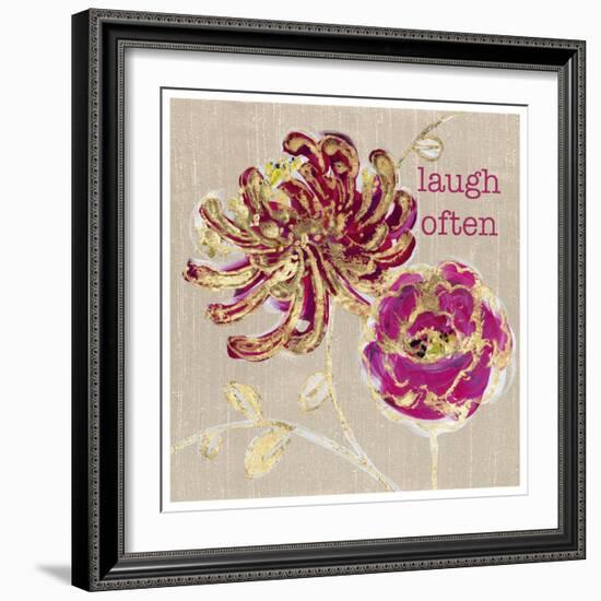 Laugh Often-Bella Dos Santos-Framed Art Print