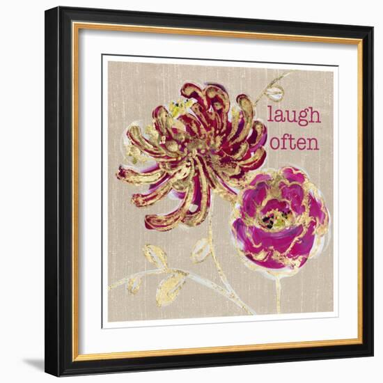 Laugh Often-Bella Dos Santos-Framed Art Print