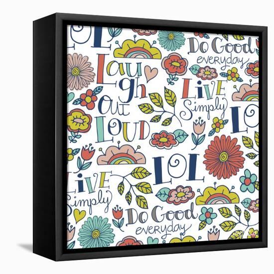 Laugh Out Loud-Elizabeth Caldwell-Framed Premier Image Canvas