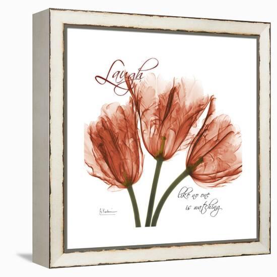 Laugh Tulips-Albert Koetsier-Framed Stretched Canvas