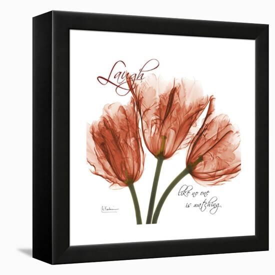 Laugh Tulips-Albert Koetsier-Framed Stretched Canvas