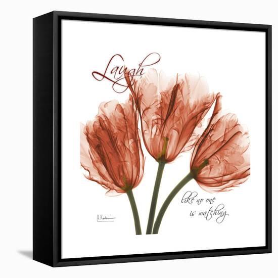 Laugh Tulips-Albert Koetsier-Framed Stretched Canvas