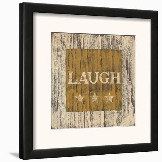 Laugh-Warren Kimble-Framed Art Print