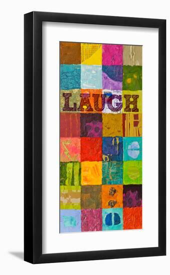 Laugh-null-Framed Art Print