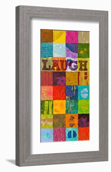 Laugh-null-Framed Art Print
