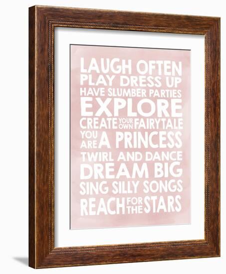 Laugh-Erin Clark-Framed Giclee Print