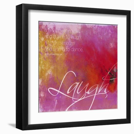 Laugh-Jace Grey-Framed Art Print