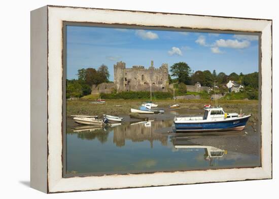 Laugharne Castle, Carmarthenshire, Wales, United Kingdom, Europe-Billy Stock-Framed Premier Image Canvas