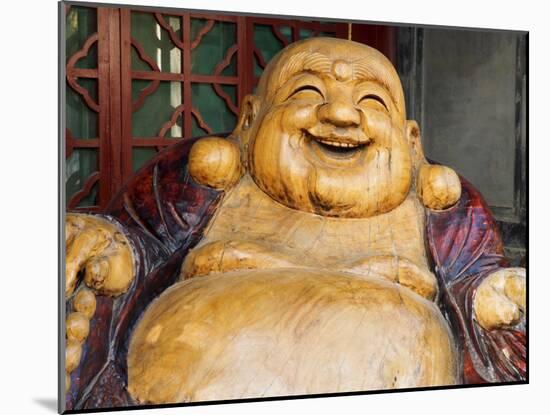 Laughing Buddha, Tanzhe Temple, Beijing, China, Asia-Jochen Schlenker-Mounted Photographic Print