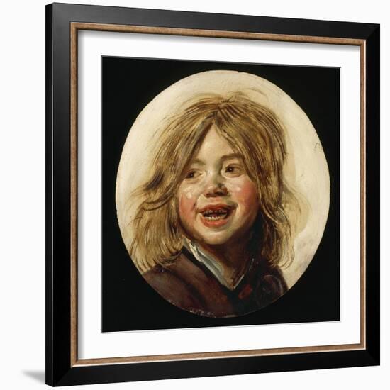 Laughing Child, c.1620-5-Frans Hals-Framed Giclee Print