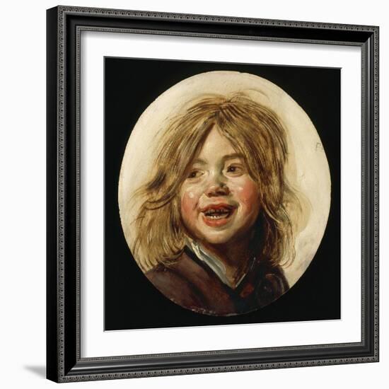 Laughing Child, c.1620-5-Frans Hals-Framed Giclee Print