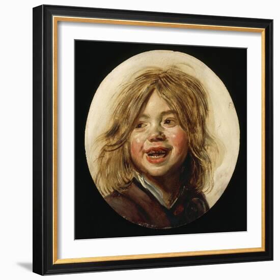 Laughing Child, c.1620-5-Frans Hals-Framed Giclee Print