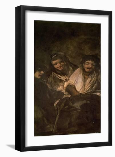 Laughing Figures-Francisco Jose de Goya y Lucientes-Framed Giclee Print