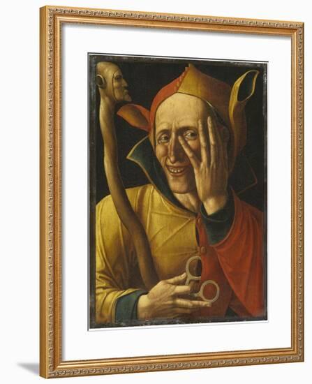 Laughing Jester-Netherlandish School-Framed Giclee Print