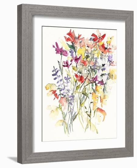 Laughing Lupines 1-Karin Johannesson-Framed Art Print