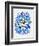 Laughs in Flowers ? Blue Palette-Cat Coquillette-Framed Premium Giclee Print