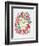 Laughs in Flowers - Pink Palette-Cat Coquillette-Framed Premium Giclee Print