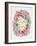 Laughs in Flowers - Pink Palette-Cat Coquillette-Framed Art Print