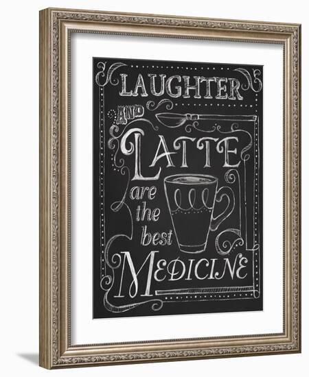 Laughter and Latte-Fiona Stokes-Gilbert-Framed Giclee Print