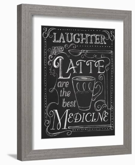 Laughter and Latte-Fiona Stokes-Gilbert-Framed Giclee Print