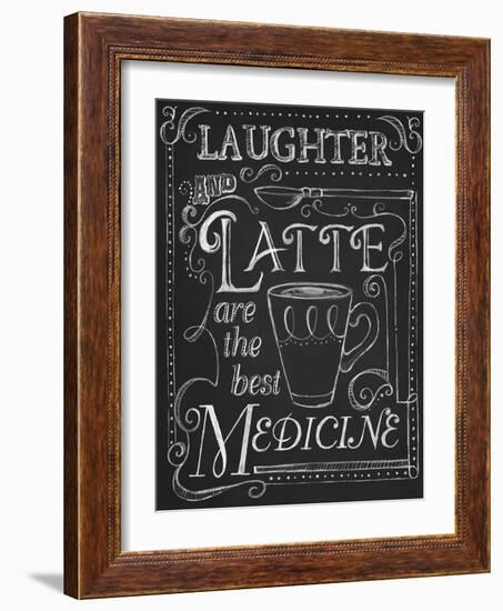 Laughter and Latte-Fiona Stokes-Gilbert-Framed Giclee Print