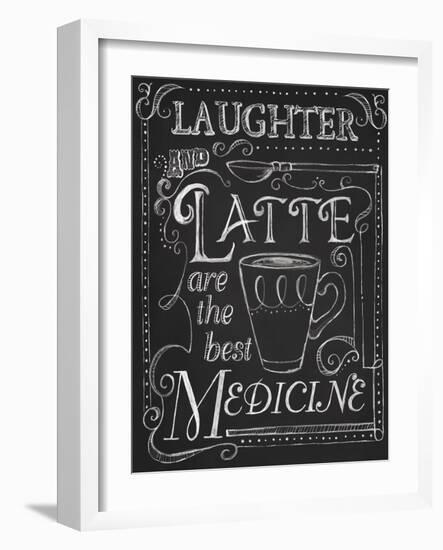 Laughter and Latte-Fiona Stokes-Gilbert-Framed Giclee Print