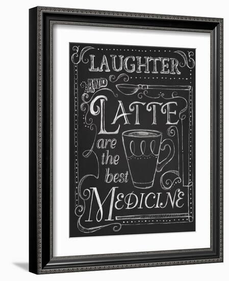 Laughter and Latte-Fiona Stokes-Gilbert-Framed Giclee Print