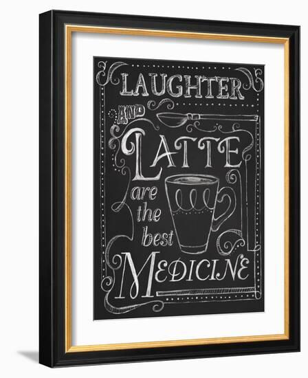 Laughter and Latte-Fiona Stokes-Gilbert-Framed Giclee Print