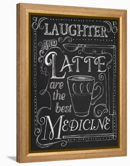 Laughter and Latte-Fiona Stokes-Gilbert-Framed Premier Image Canvas