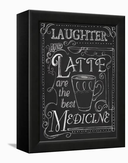 Laughter and Latte-Fiona Stokes-Gilbert-Framed Premier Image Canvas