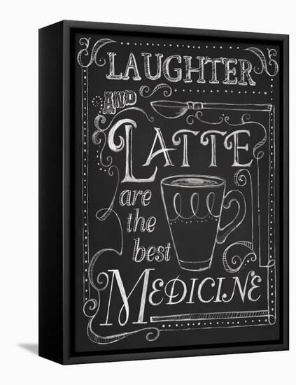 Laughter and Latte-Fiona Stokes-Gilbert-Framed Premier Image Canvas