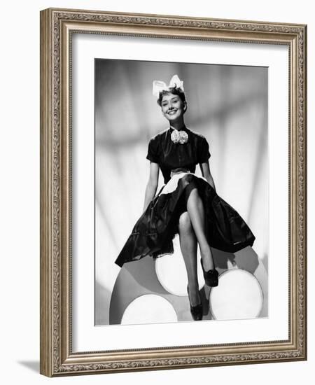 Laughter in Paradise, Audrey Hepburn, 1951-null-Framed Photo