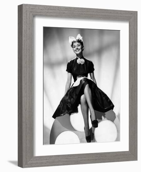 Laughter in Paradise, Audrey Hepburn, 1951-null-Framed Photo