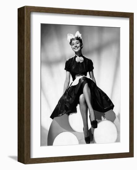 Laughter in Paradise, Audrey Hepburn, 1951-null-Framed Photo