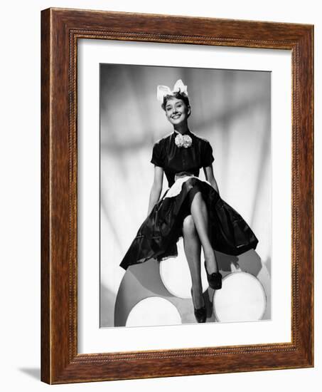 Laughter in Paradise, Audrey Hepburn, 1951-null-Framed Photo